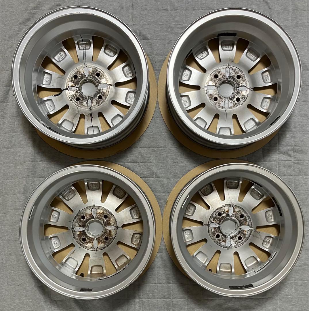 希少 中古 ラパン 純正 ホイール ４本 HE33 LC ショコラ スズキ