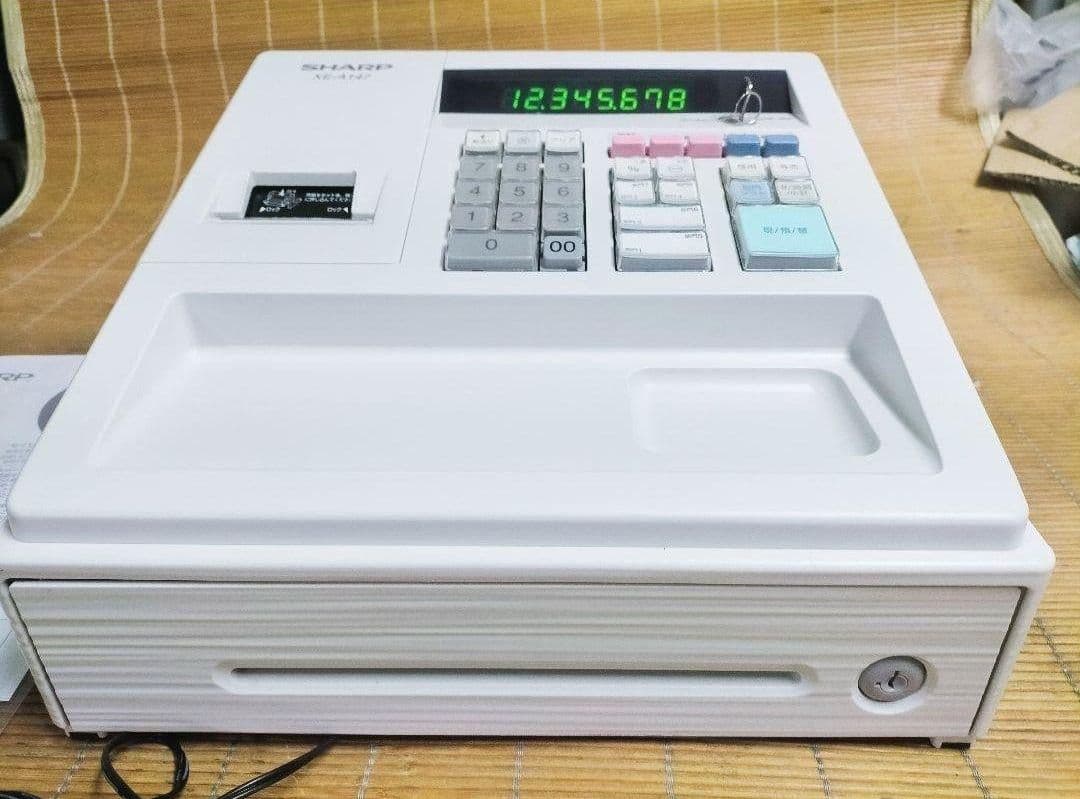シャープレジスター　XE-A147　PC連携売上管理フル設定無料　1958147