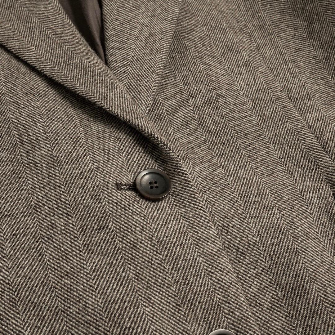 Whim Gazette 長谷川京子さんコラボ ヘリンボーンテーラードジャケット