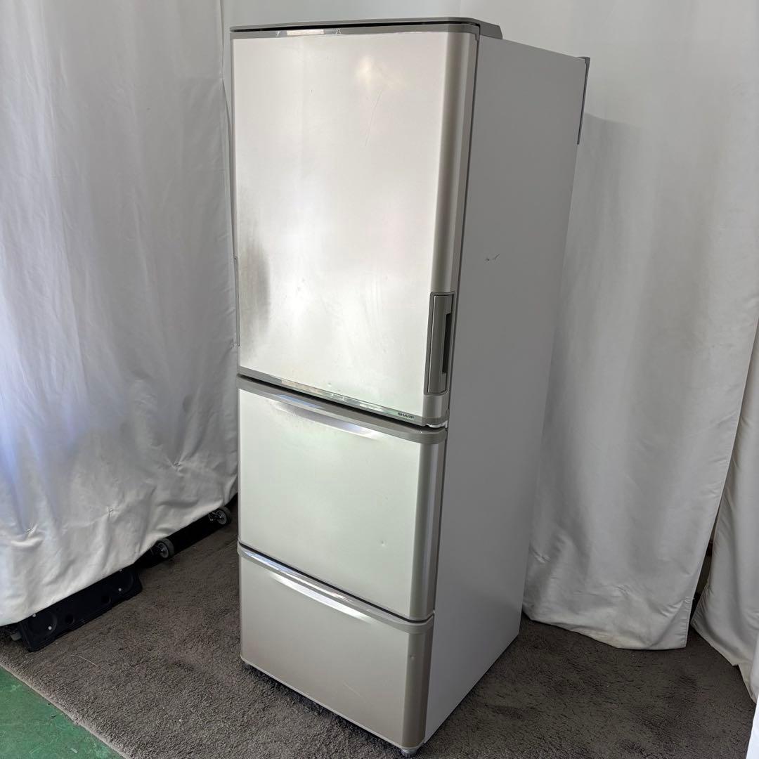 ★858　冷蔵庫　シャープ　300-400ℓ　大型　両開き　中古　安い　設置無料