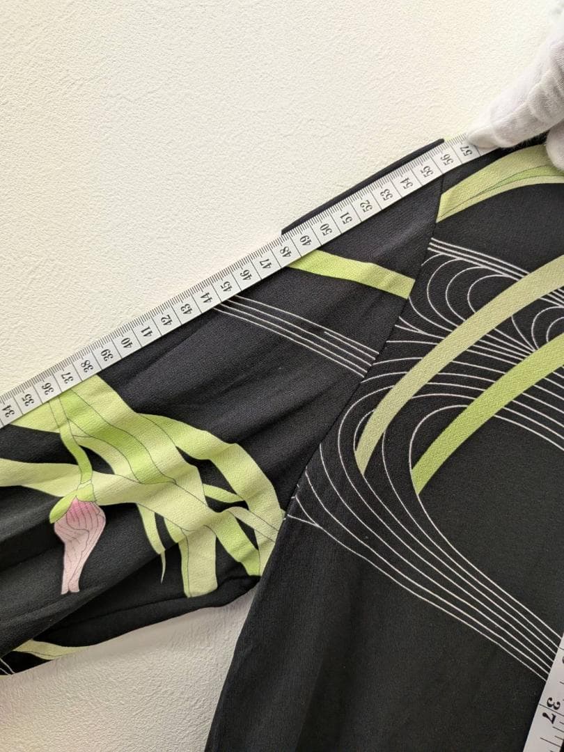 【未使用】 LEONARD レオナール ブラック 花柄 カットソー 40