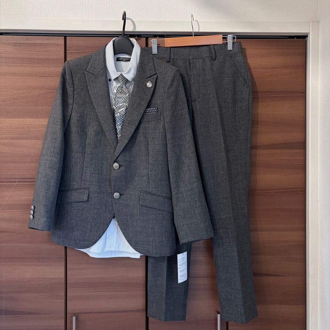 ボイコット　フォーマルスーツ　セット　男の子　卒業式　卒服　完品　165