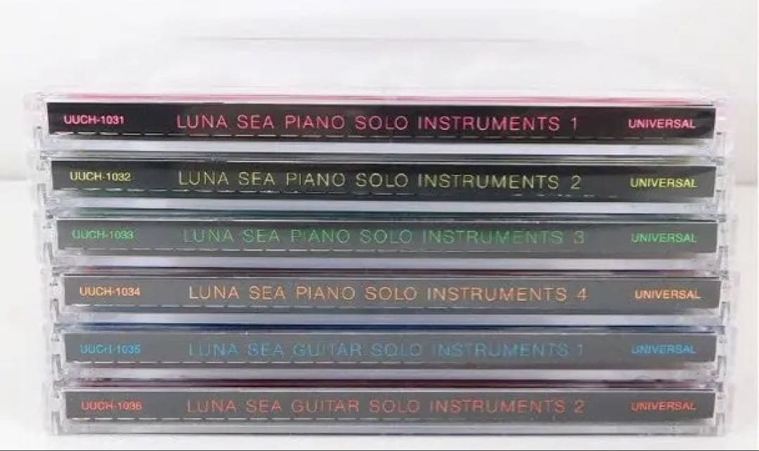 LUNA SEA PIANO GUITAR INSTRUMENTS 6枚セット