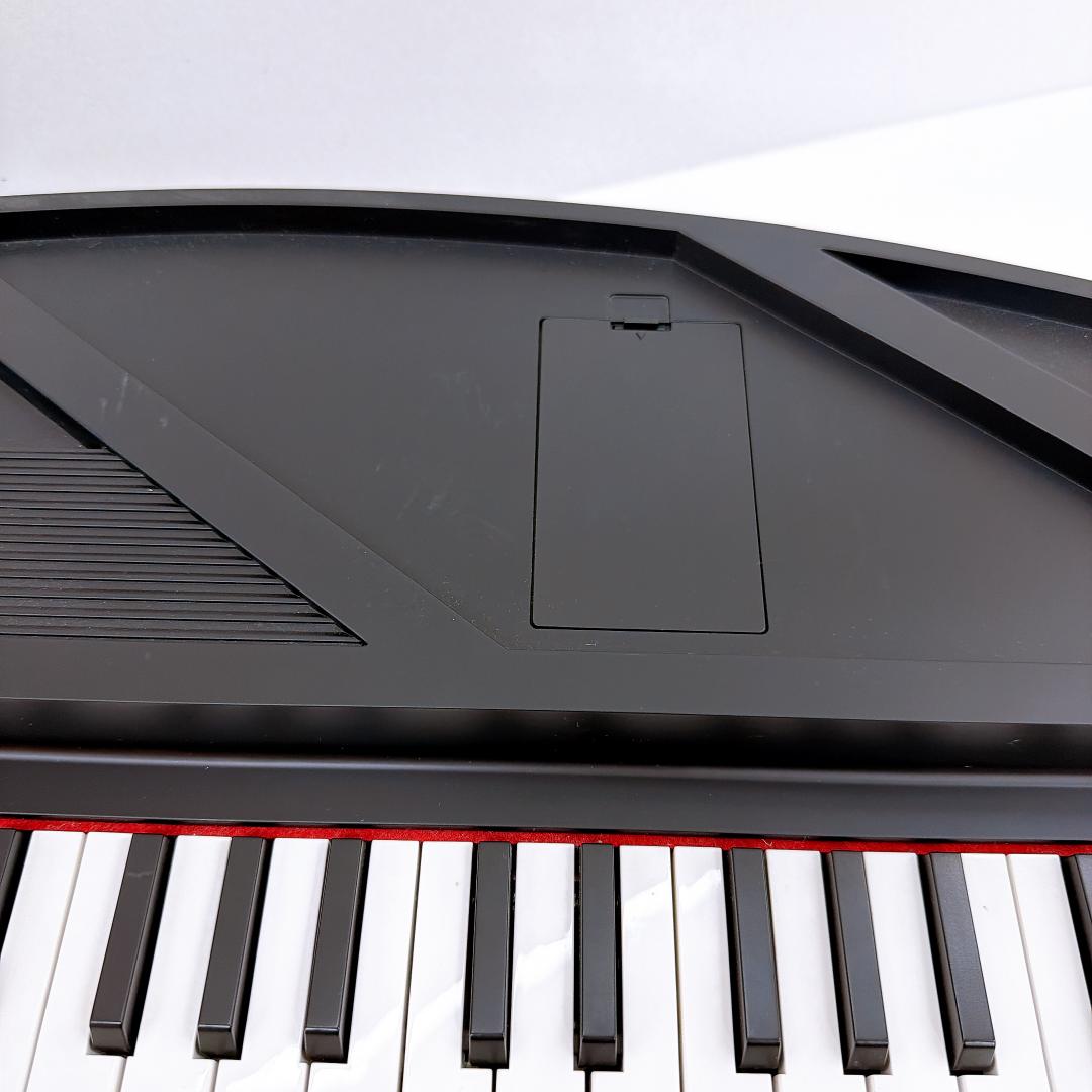 【良品】KORG コルグ MICROPIANO マイクロピアノ 黒 蓋　ペダル付