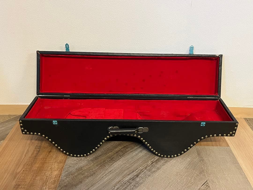 ギジェク ウイグル 寄木細工 民族楽器 木製4弦楽器 弓 ハードケース