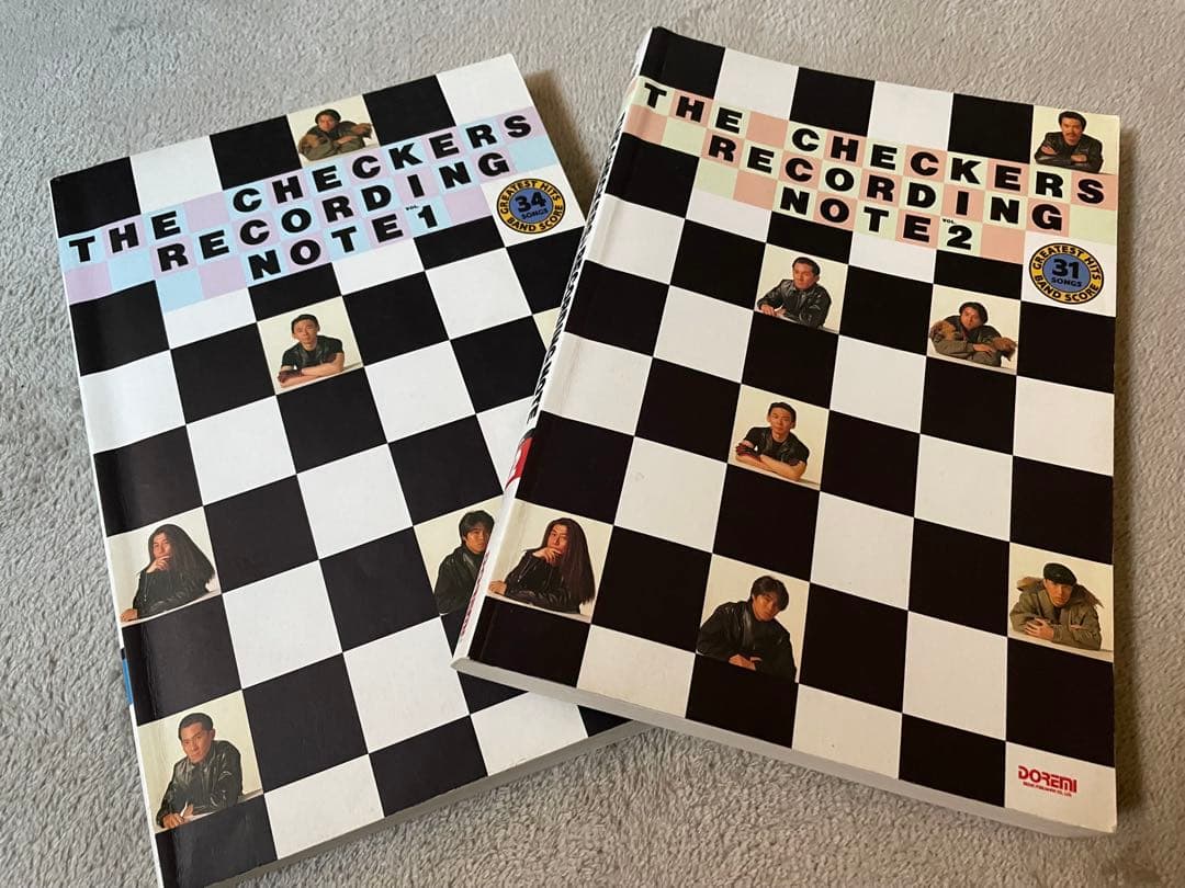 レア2冊セット65曲 チェッカーズ ベスト レコーディングノート バンドスコア