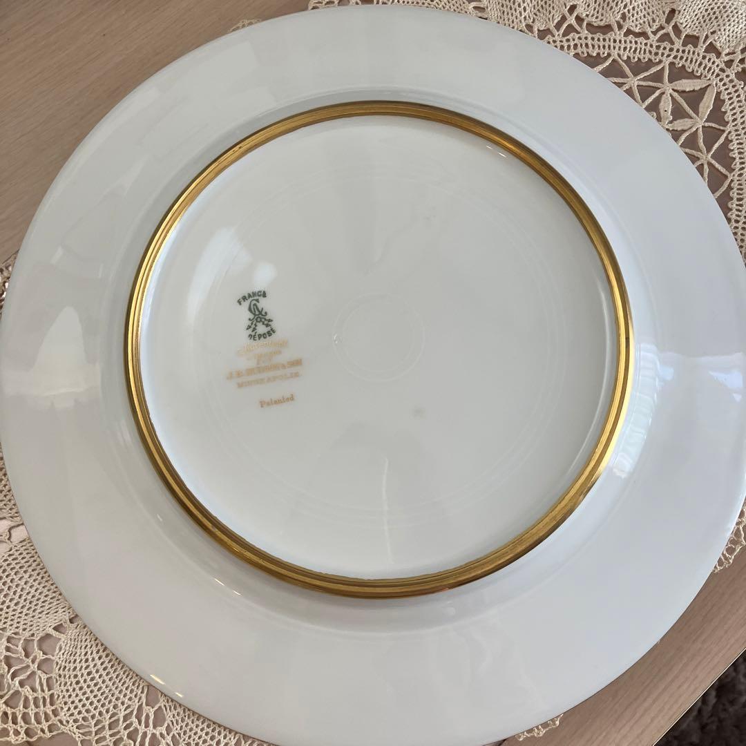 フランスアンティーク　リモージュ　シャルルアレンフェルト　ディナープレート