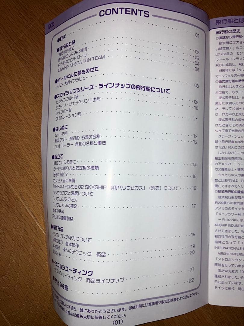 ジミー大西デザイン　屋内専用ラジコン飛行船　タカラ　ヘリウムガス付き