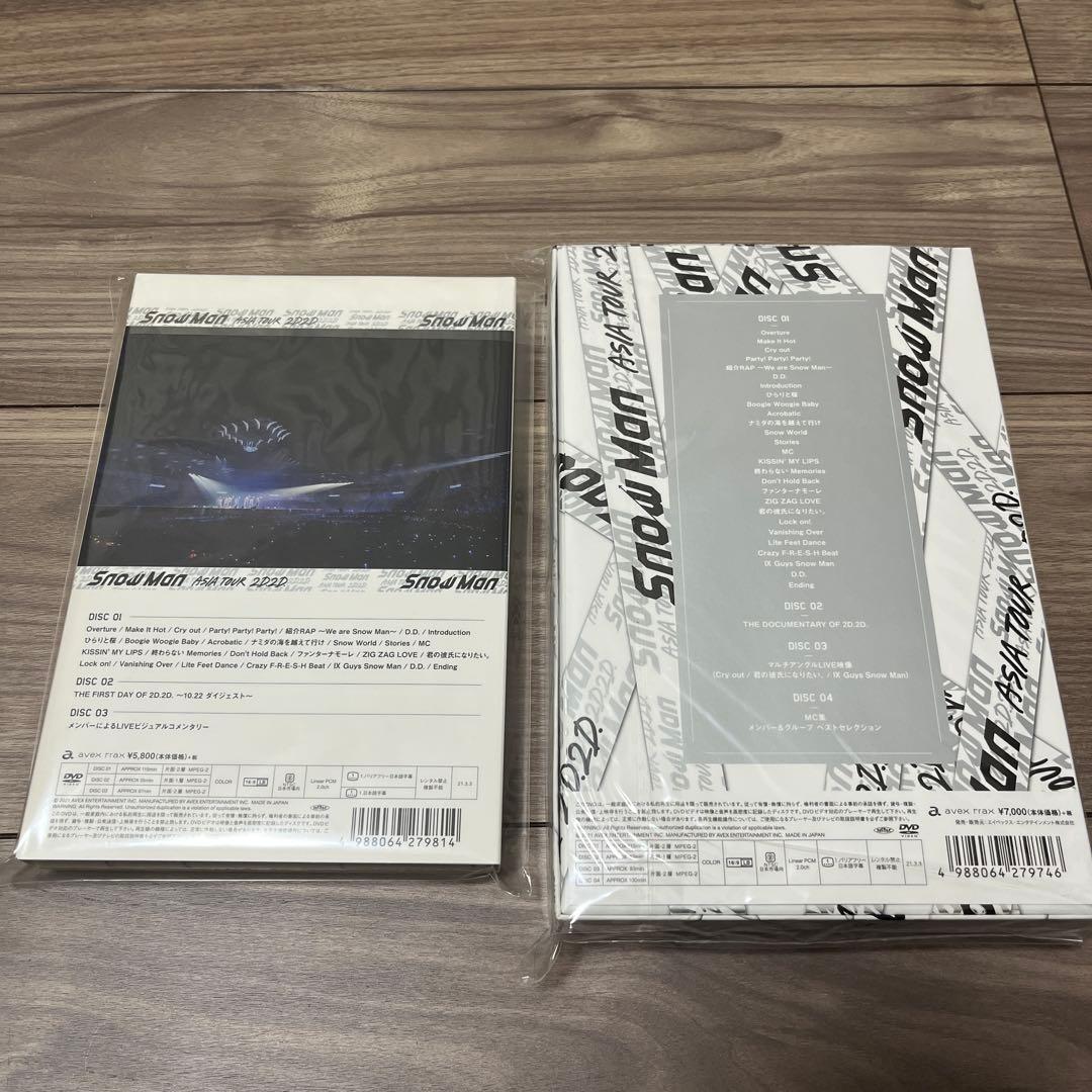  Man 2D.2D.ライブDVD 銀テープ付初回盤、通常盤初回スリーブ