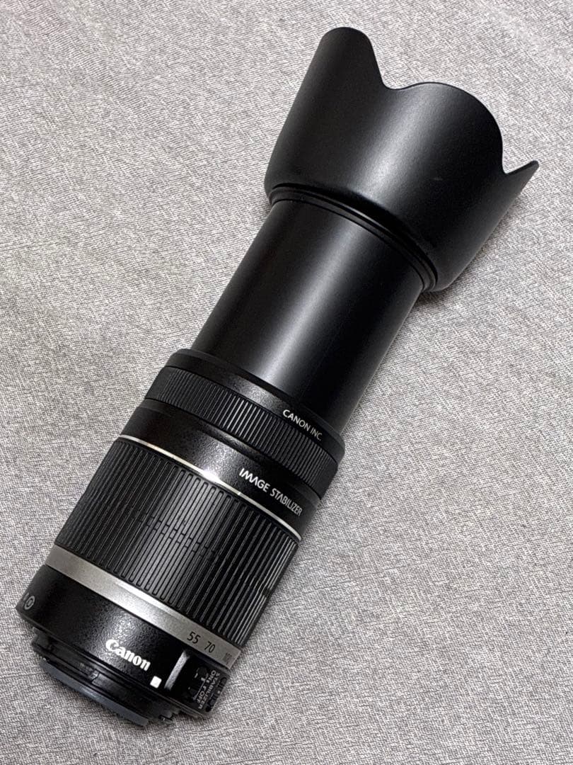⭐️美品⭐️ Canon EF-S 55-250mm IS フード付望遠レンズ