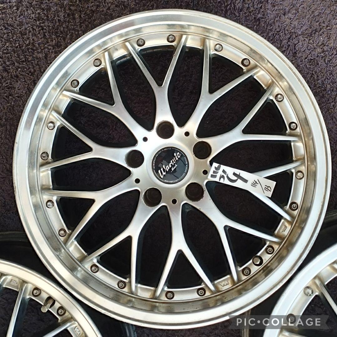 MONZA★Warwic Meshアルミ 18インチ×7.5J＋42 PCD