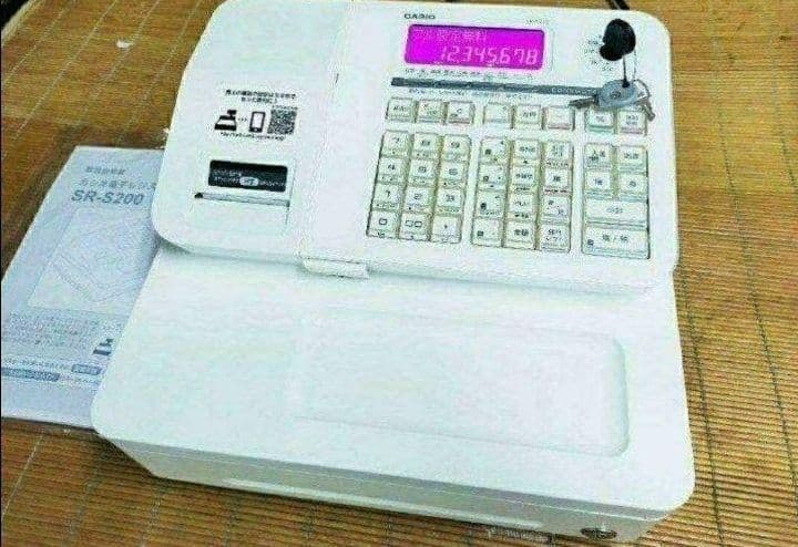 カシオレジスター　SR-S200　最新機種　スマホ設定売上管理　110166