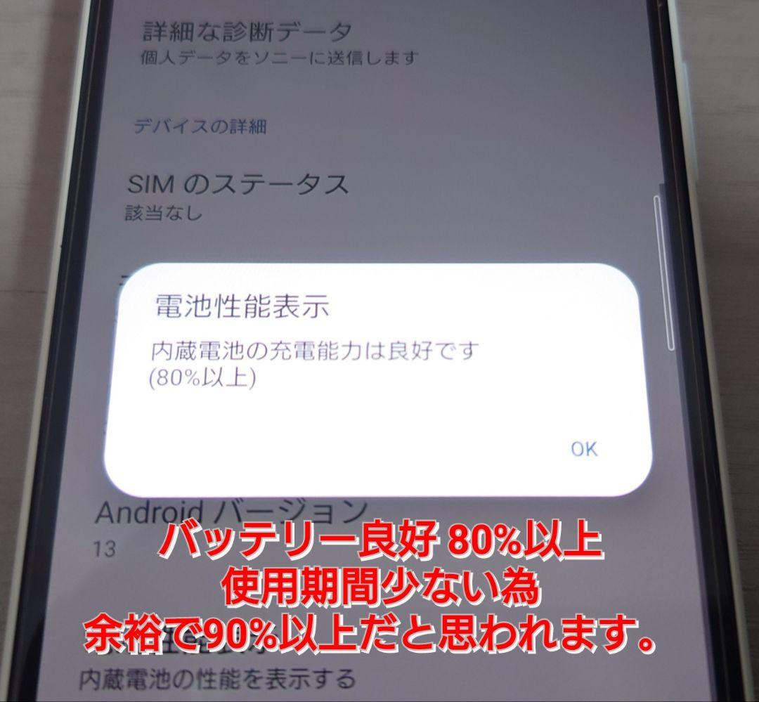 完動品 au Xperia 10 Ⅲ SOG04 RAM 6G SIMフリー