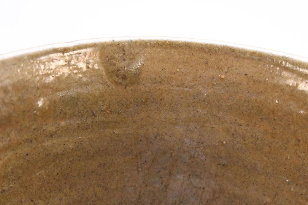 No5618 萩茶碗　直径12cm 茶道具　茶器　陶磁器　民藝　古美術　送料無料