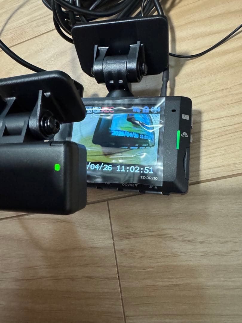 COMTEC コムテック TZ-DR210 ドライブレコーダー 前後カメラ