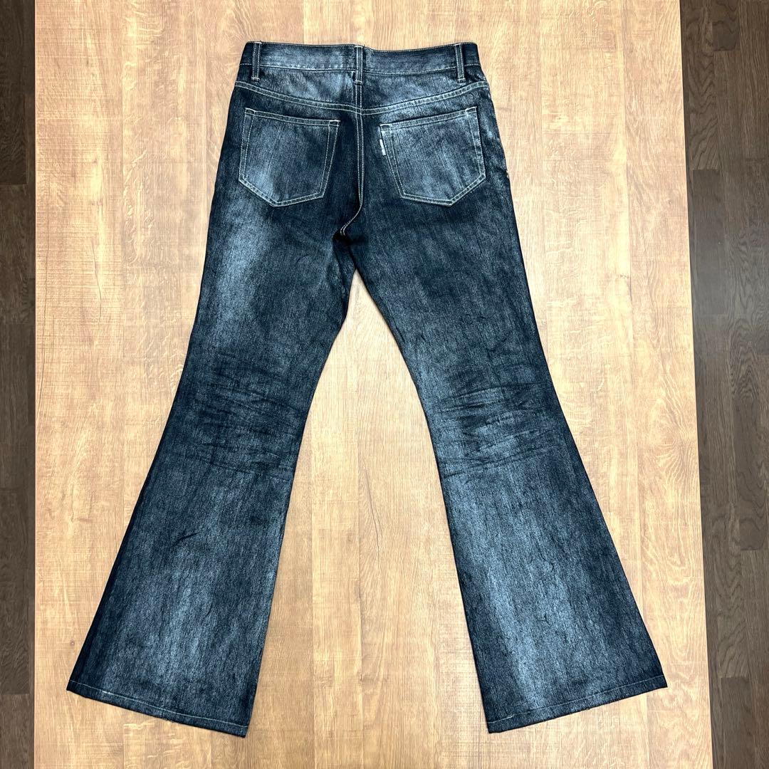 TORNADO MART ブラック フレア デニム S 日本製 美品