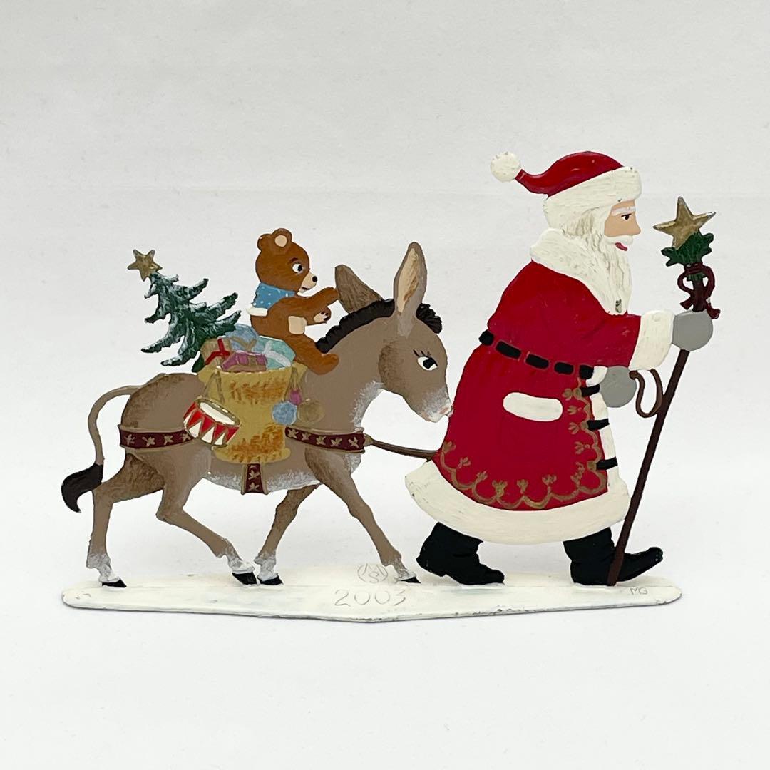 ♦️セール【レア】ヴィルヘルム・シュヴァイツァー サンタクロースとロバ クリスマ