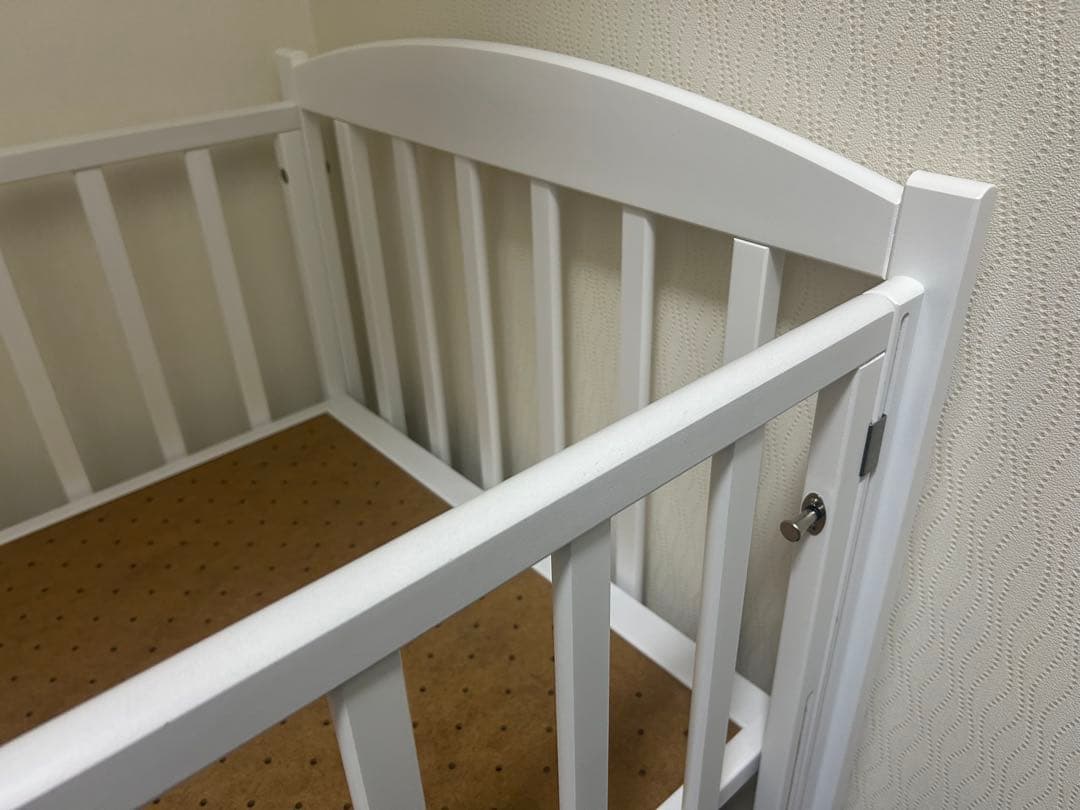 カトージ　ベビーベット　ハイタイプベット　ツーオープン　ホワイト