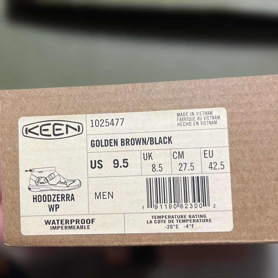 KEEN 撥水性ストラップブーツ ブラウン/ブラック　27.5