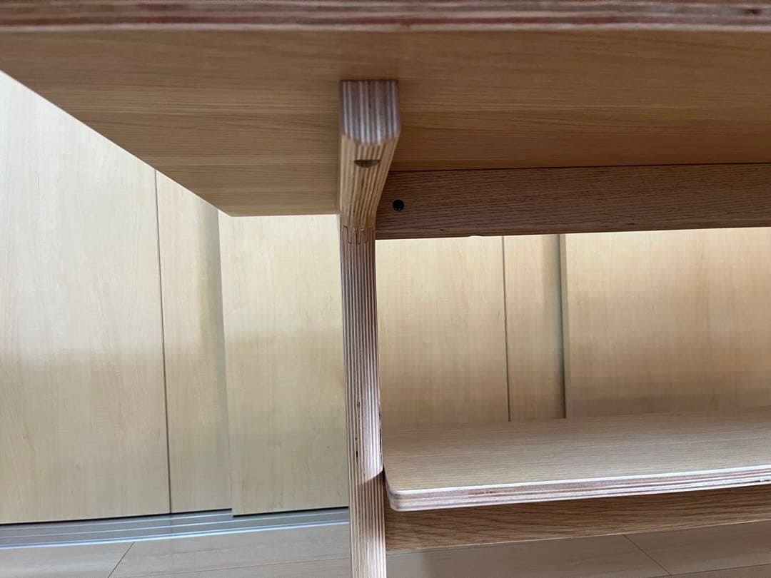 【焦げパン】無印良品リビングでもダイニングでもつかえるテーブル