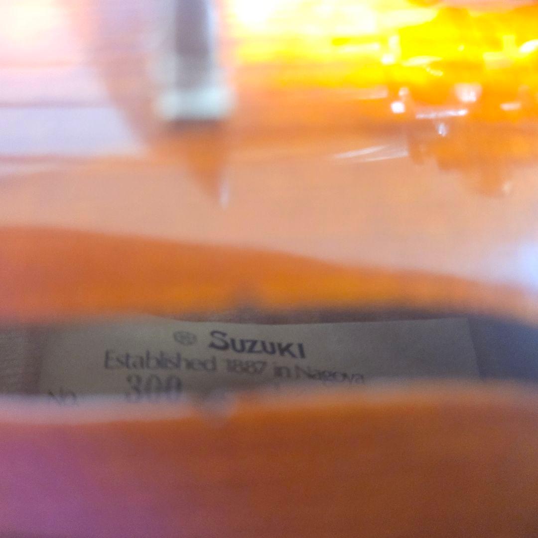 418】極虎艶杢　鈴木バイオリン No.300● 1/8 2001年製　虎杢