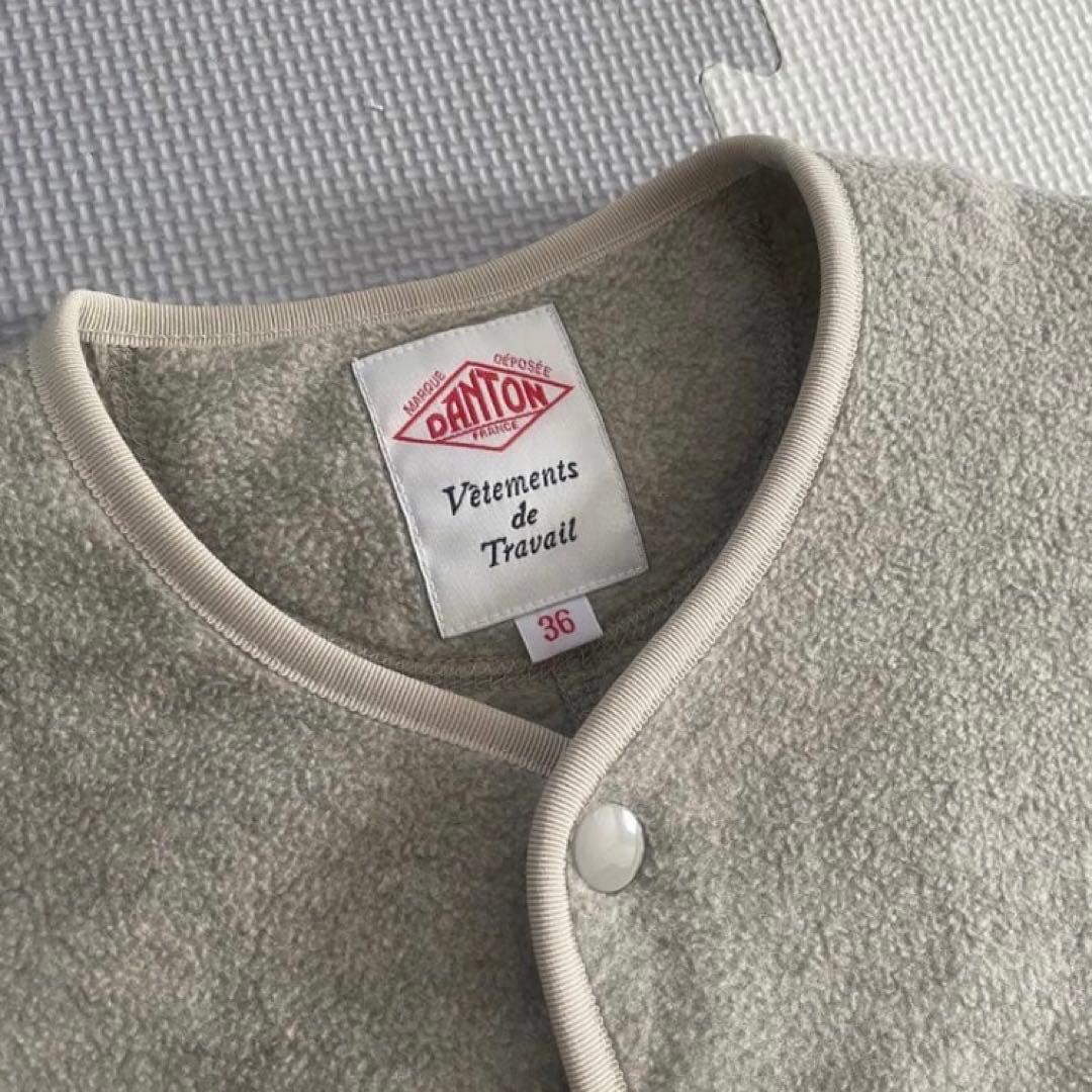 ダントン　ノーカラージャケット　36サイズ