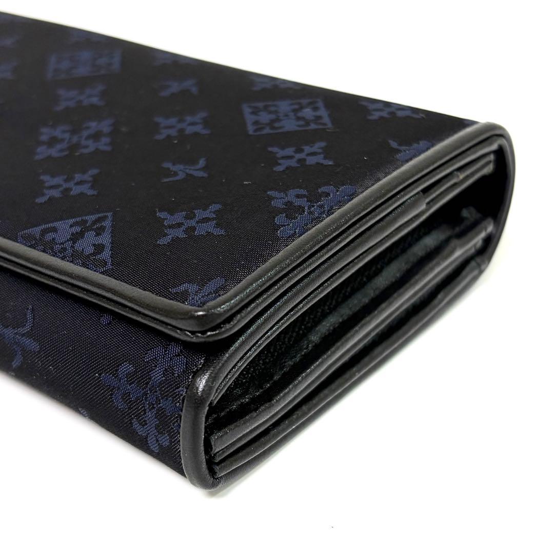 【未使用】russet ラシット 長財布 モノグラム ネイビー