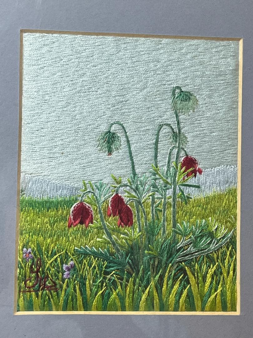 ベトナム刺繍絵　 グエン・クオック・スゥ NGUYEN QUOC SU （A）