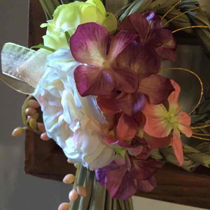 out mii様 ナチュラルモダン ✧ 2016 しめ縄 リース