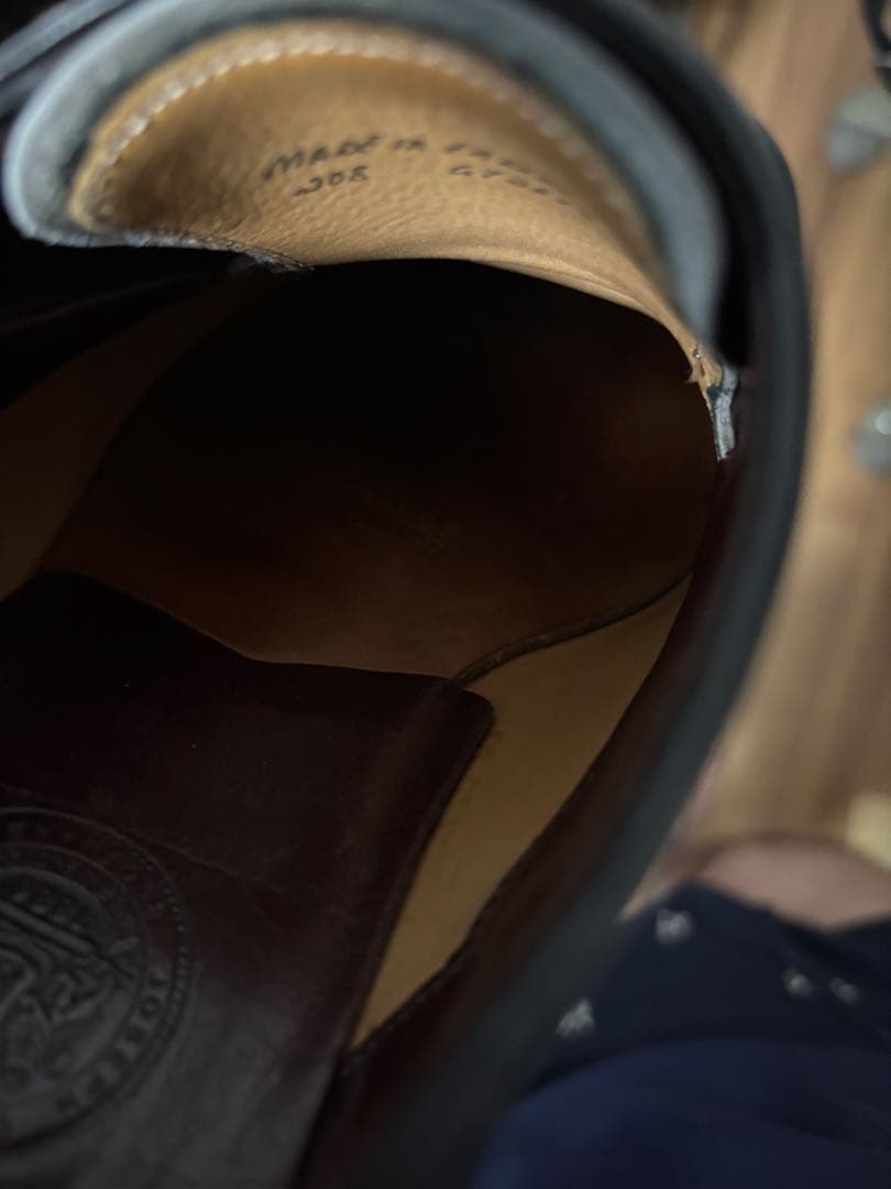 【希少】JOSEPH CHEANEY ダブルモンク ブラック　HOLYROOD