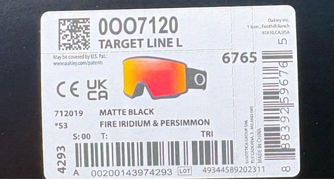 新品‼️オークリー　スノーゴーグル　ターゲットラインL