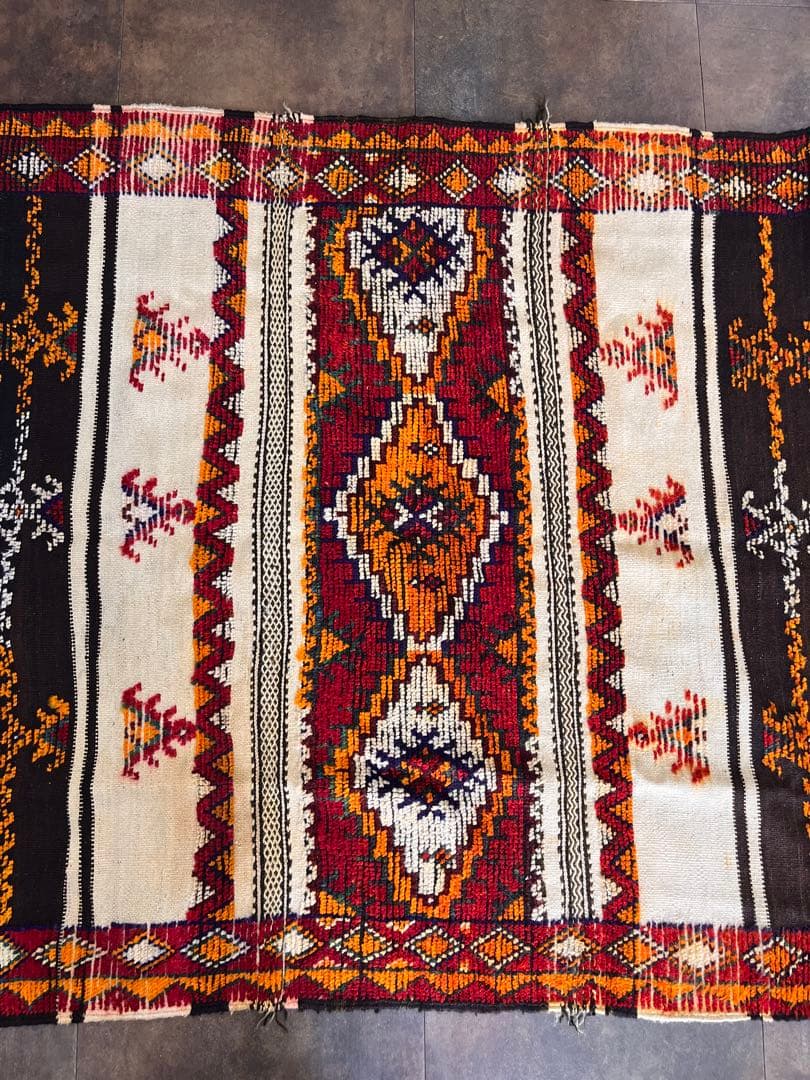 モロッコ産 キリム トライバルラグ リビング ディスプレイ 店舗 カーペット