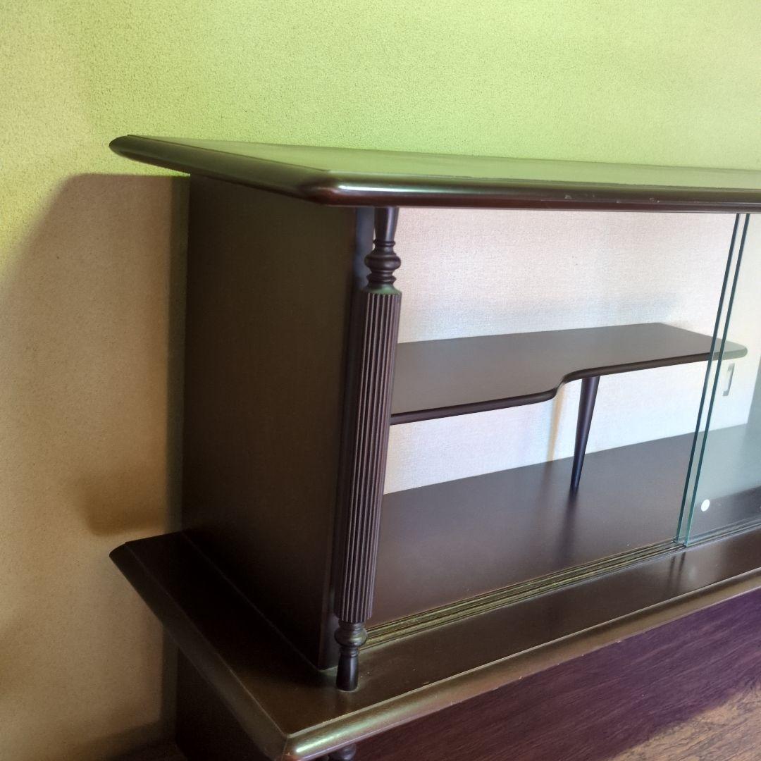 ★アンティーク茶箪笥★鎌倉彫り 違い棚 飾り棚