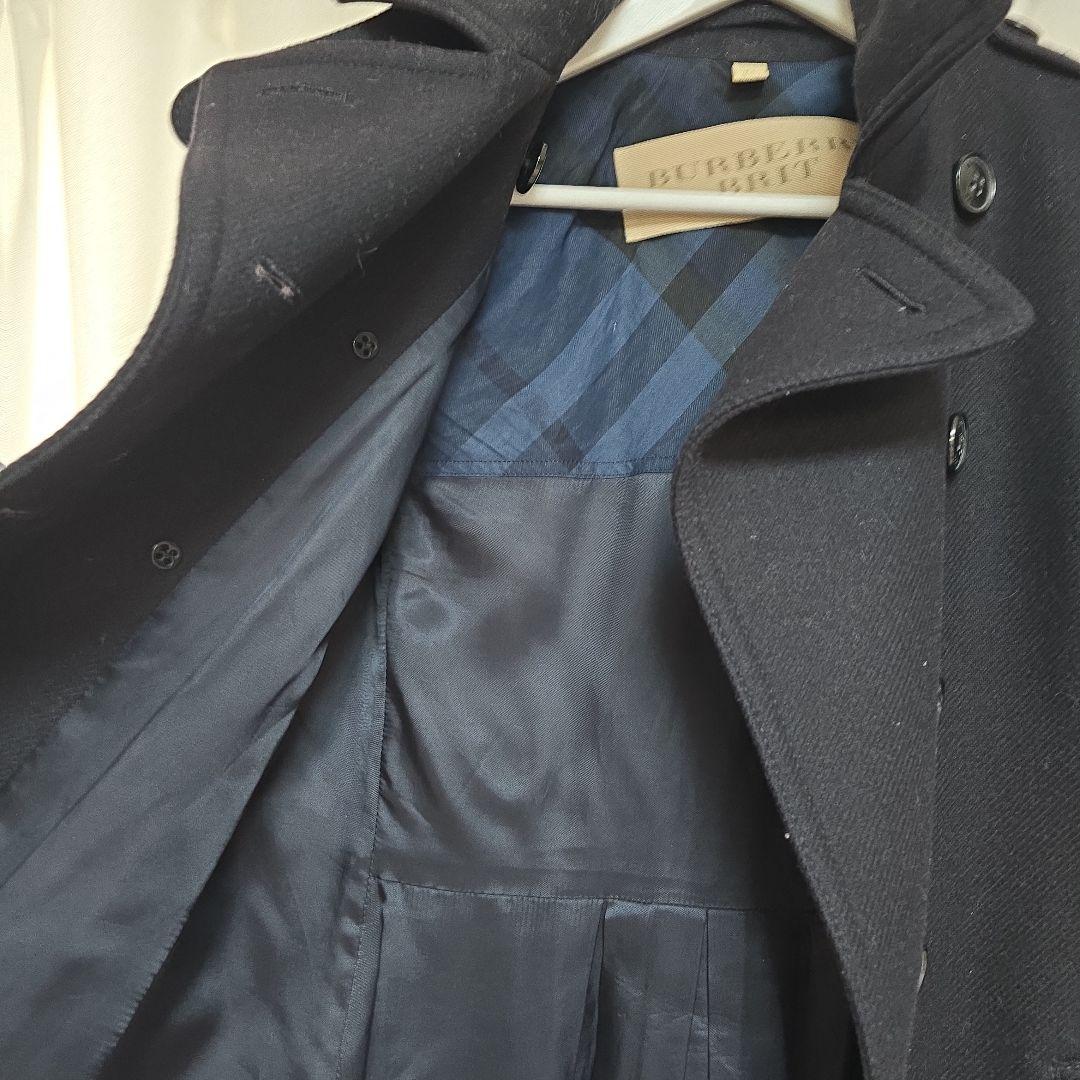 Burberry Brit ネイビー ピーコート