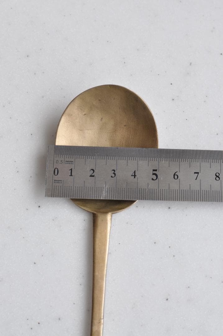 ZWIESELLさまご売約　韓国　真鍮製スッカラ　李朝　骨董　アンティーク　②