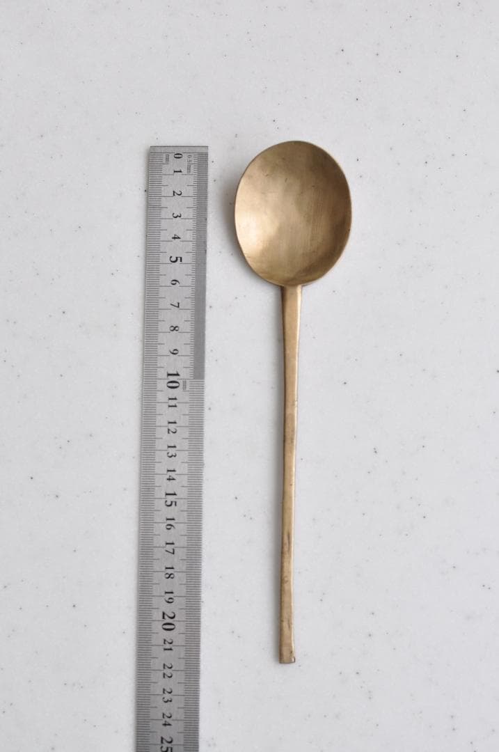 ZWIESELLさまご売約　韓国　真鍮製スッカラ　李朝　骨董　アンティーク　②