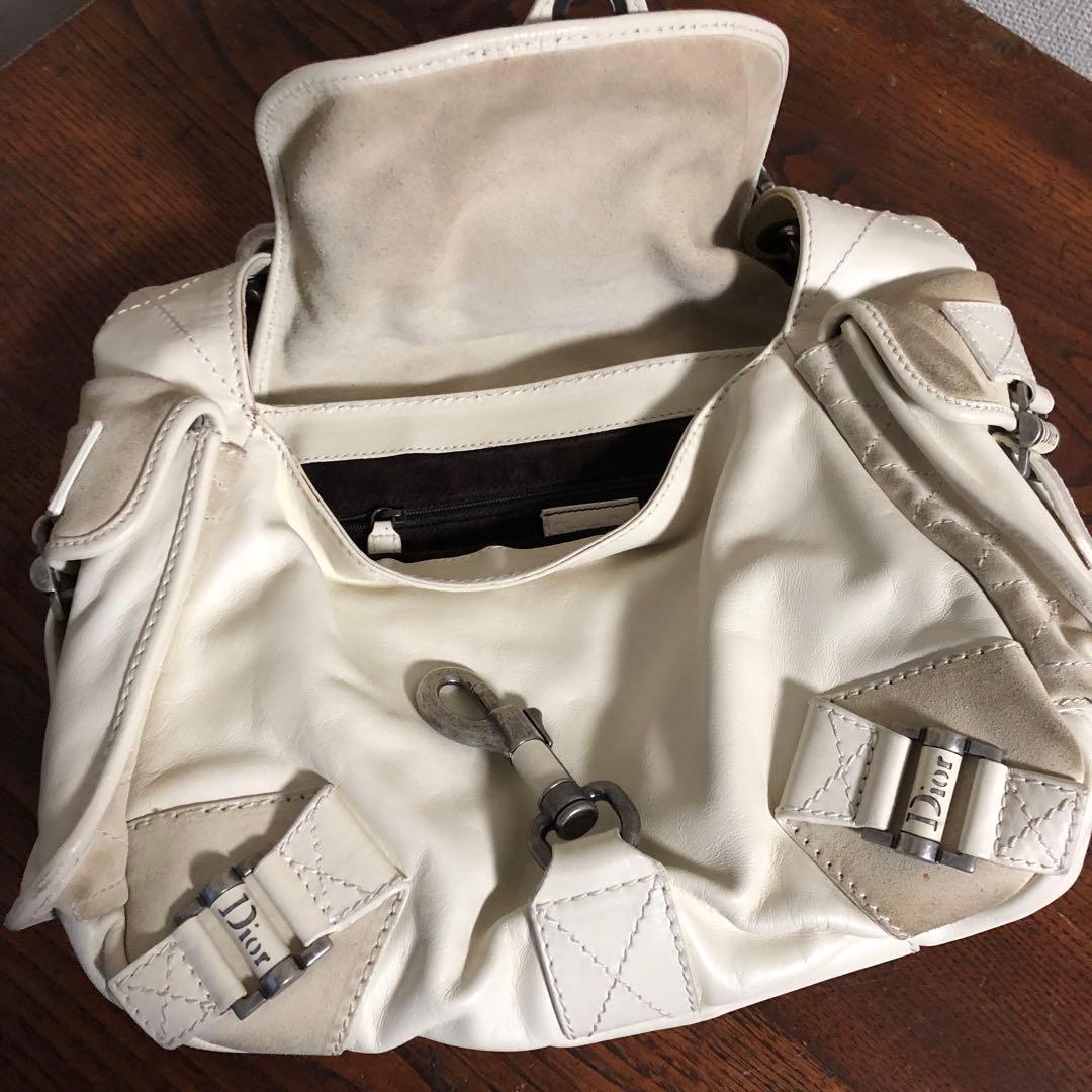 バッグ Christian Dior 2006 leather hand bag WH