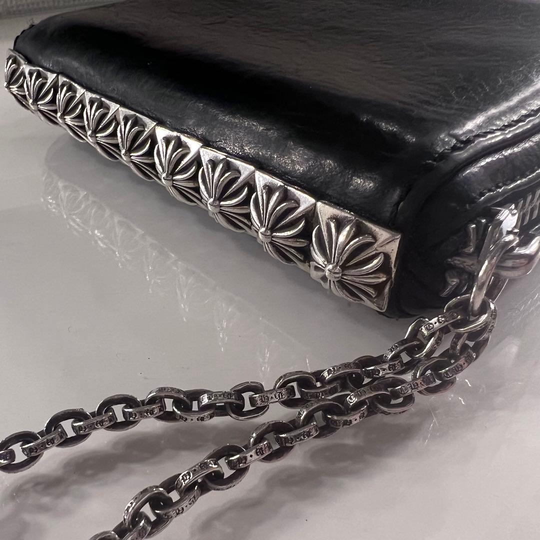 ★直営店購入正規品★クロムハーツ 3サイドジップ ピラミッド ウォレット 財布