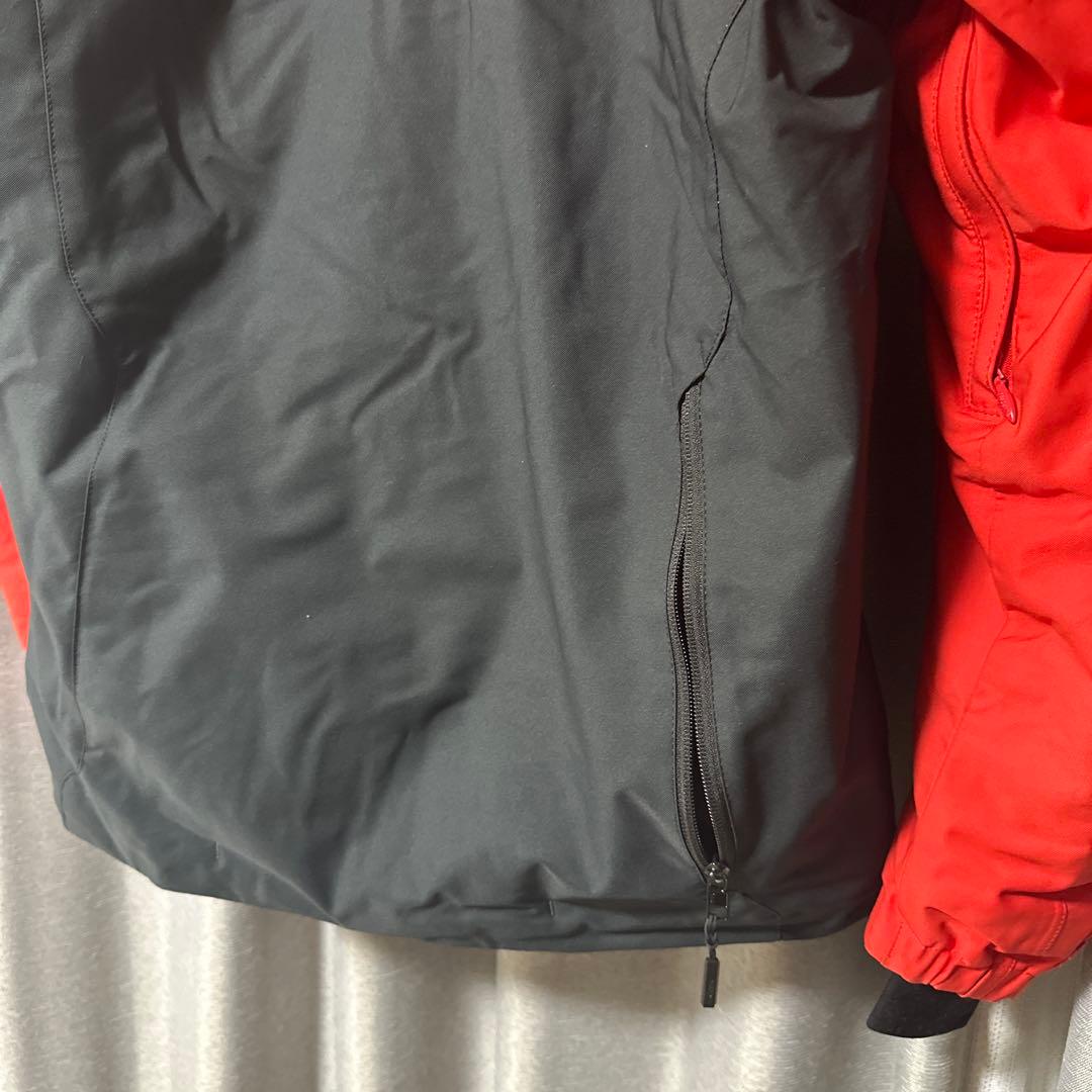 DESCENTE メンズ　M スキーウェア　上下セット　赤　スノボー