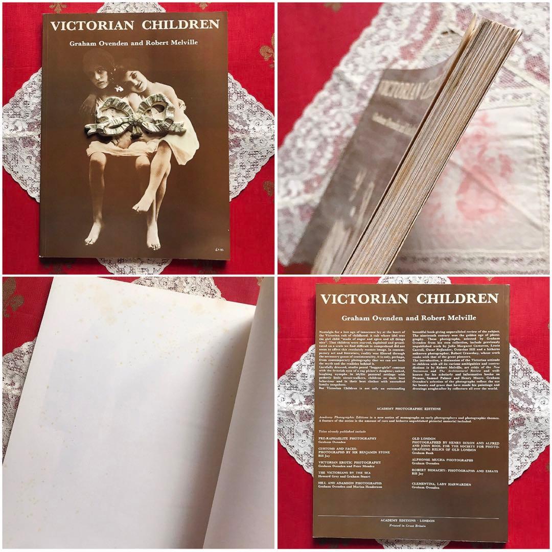 ヴィクトリアン洋書 少女写真集♡アンティークポストカード サラ アリス クロモス