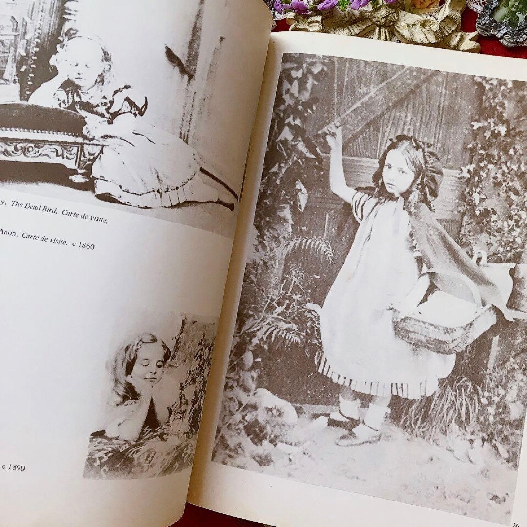 ヴィクトリアン洋書 少女写真集♡アンティークポストカード サラ アリス クロモス