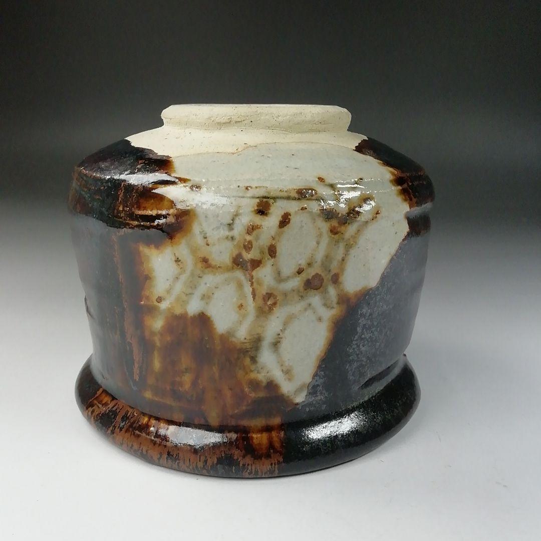 Ｔ５７４　茶碗　『黒織部　茶碗』『白倉窯　伊村彰介』　共箱　抹茶碗　茶道具