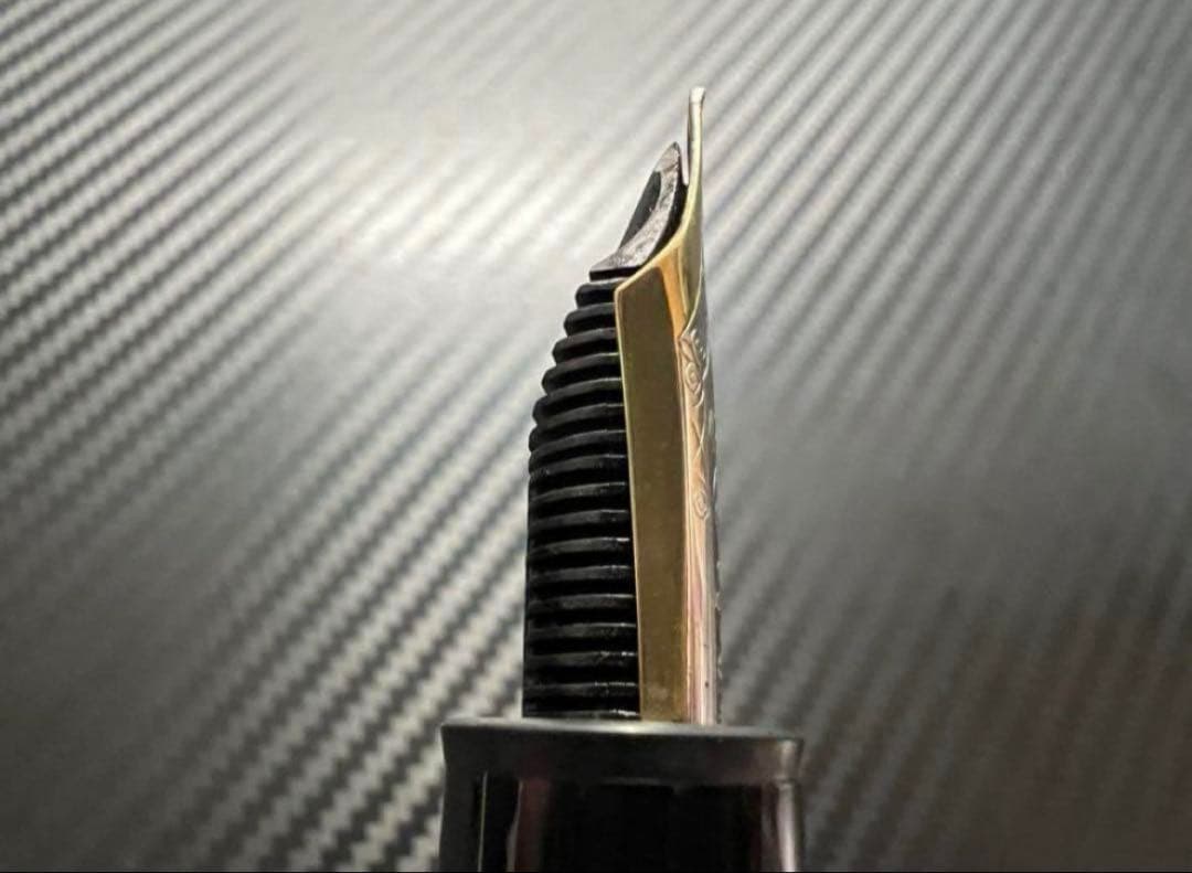 美品 モンブラン ヘミングウェイ芯 149 万年筆 18K 中白 F 細字