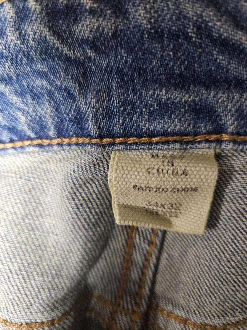 MJ【新品未使用】DOUBLE RRLダメージ加工デニムパンツ（36）