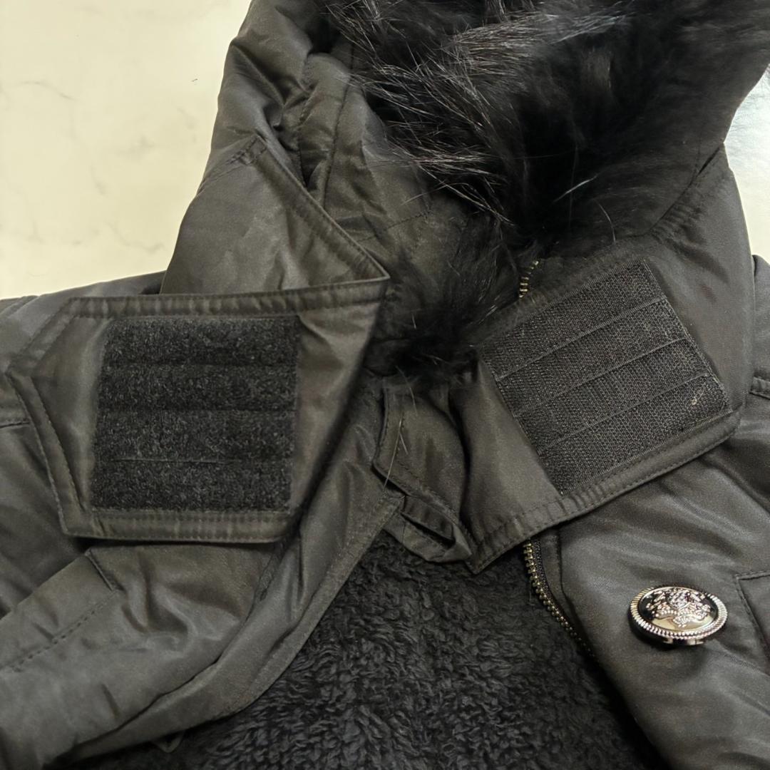 y2k CECIL McBEE ファー付中綿ブルゾン 平成ギャル M（B617）