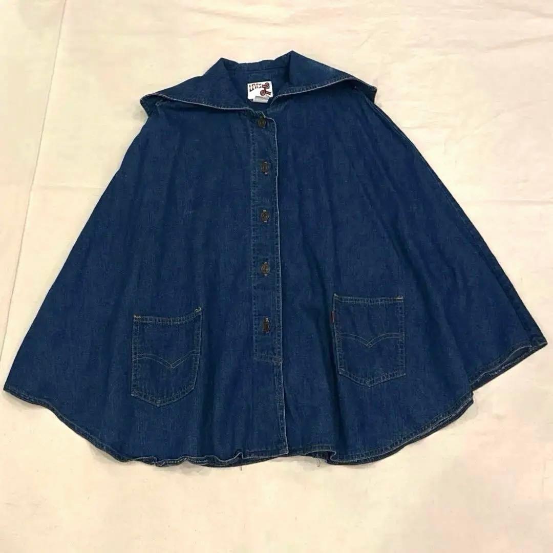 70s Levi's リーバイス デニム ポンチョ マント レア レディース