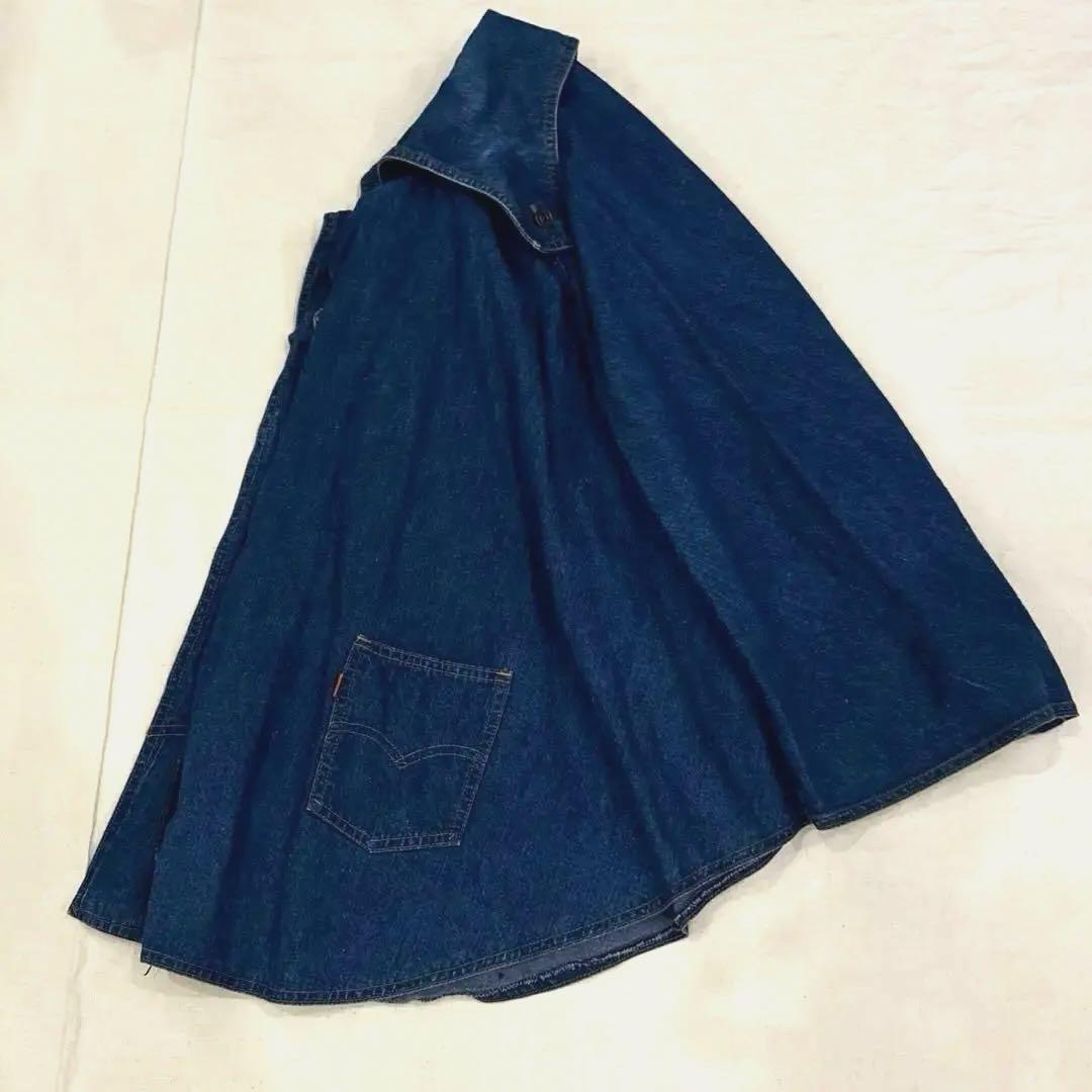 70s Levi's リーバイス デニム ポンチョ マント レア レディース
