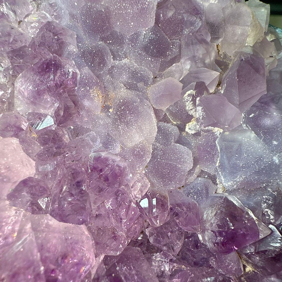 天然石シュガーアメジストの原石　置物　鉱物NO.011613