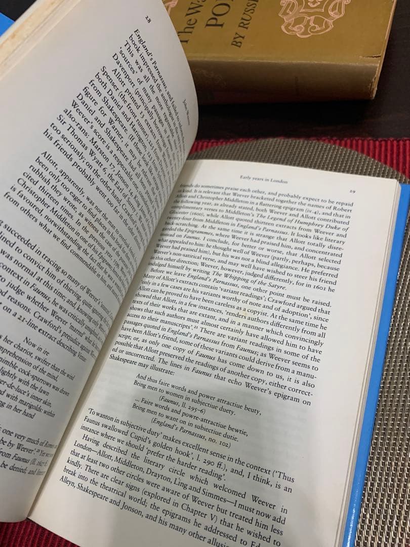 希少　John Weever - E.A.J. Honigmann