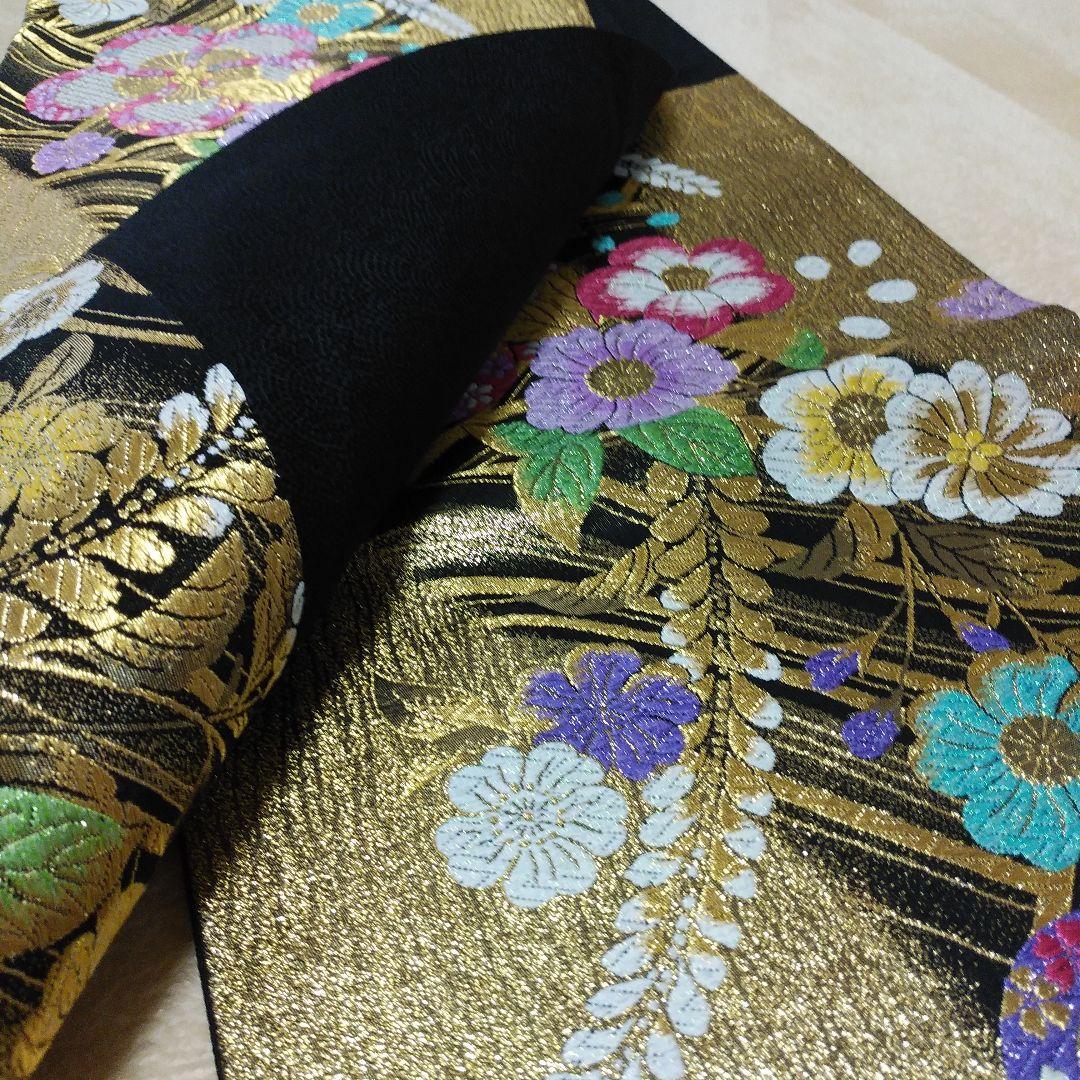 MOA 様２点まとめ依頼品物【京洛たはら謹製 袋帯 佐賀錦 和装 正絹 帯 】